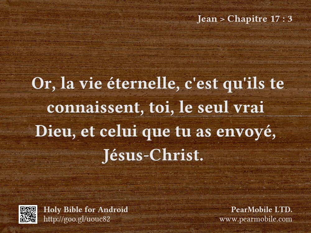 Jean, Chapitre 17:3